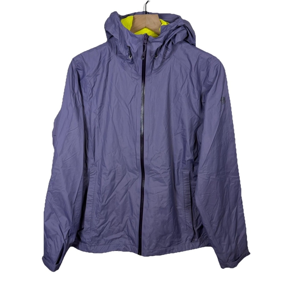 Mountain Hardwear Womens Rain Finder Jacket Purple Size M Ripstop Outdoor Hiking